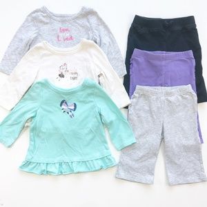 Jumping Bean Infant Girl 6 Month 3 Outfits Lot